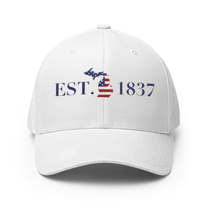 Michigan 'EST. 1837' Fitted Baseball Cap (Patriot Edition)