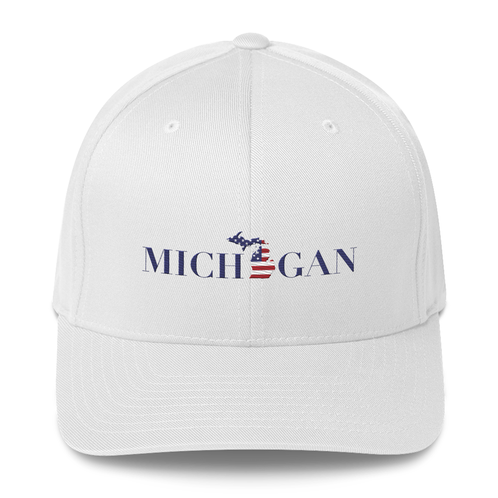 'Michigan' Fitted Baseball Cap (Didone Patriot Edition)