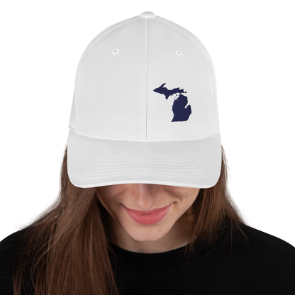 Michigan Fitted Baseball Cap (MI Outline)