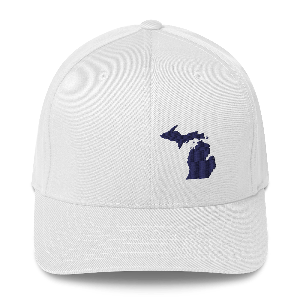 Michigan Fitted Baseball Cap (MI Outline)