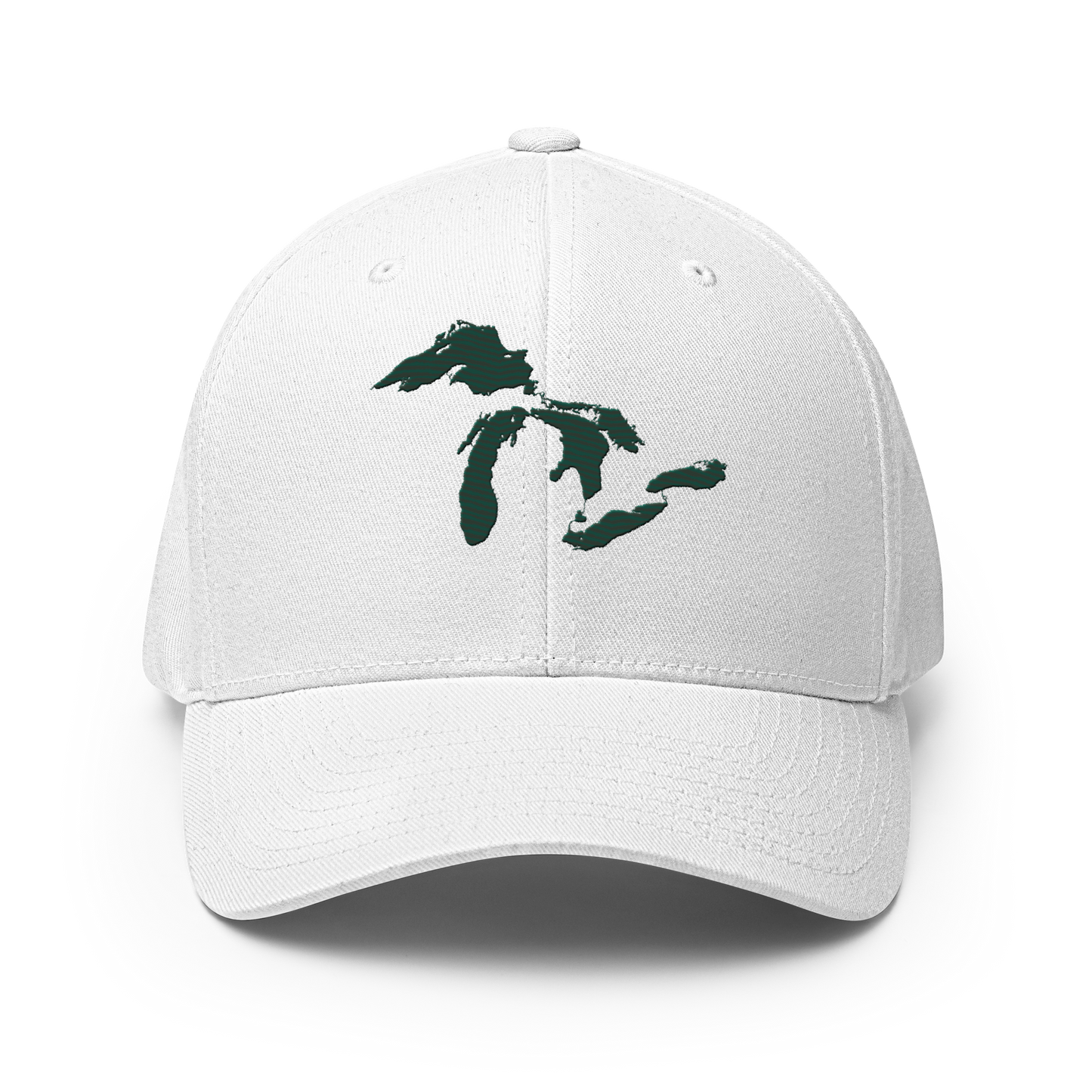 Great Lakes Fitted Baseball Cap (Laconic Green)