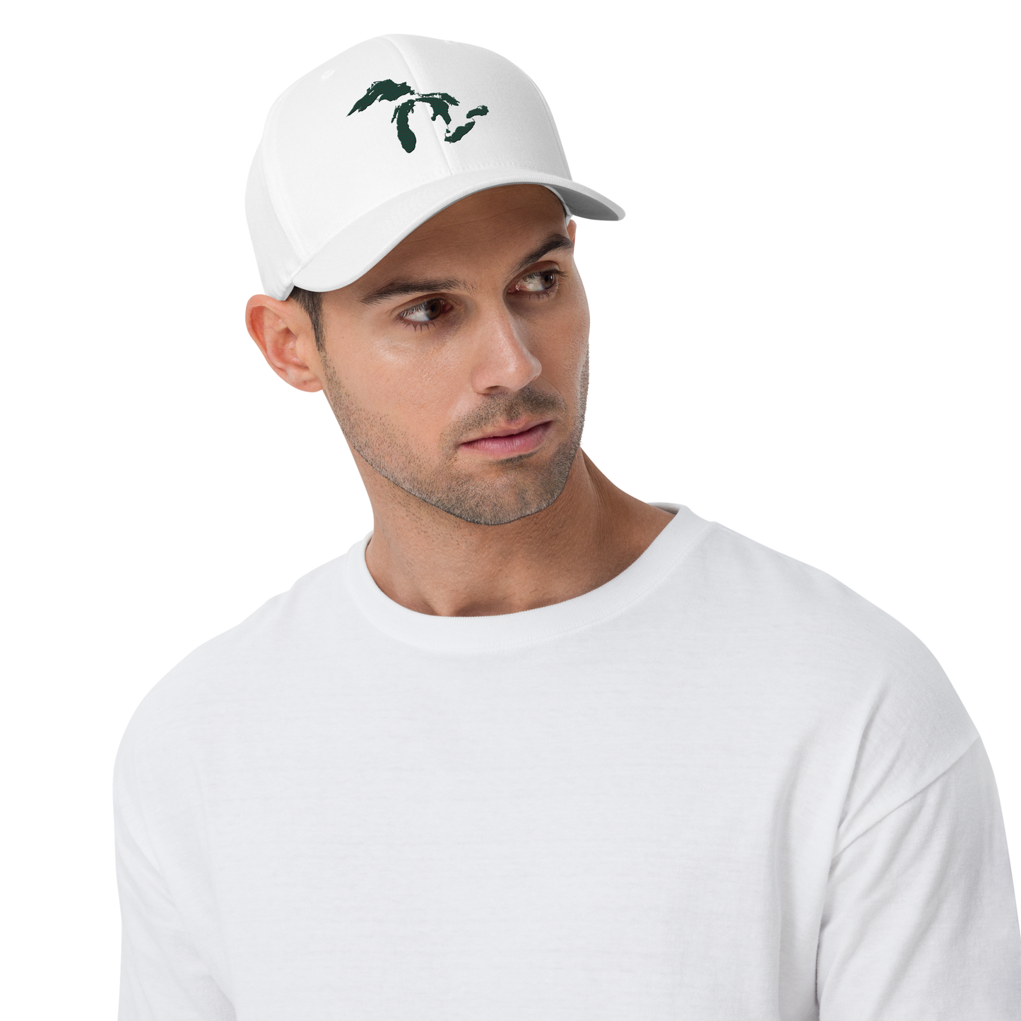 Great Lakes Fitted Baseball Cap (Laconic Green)