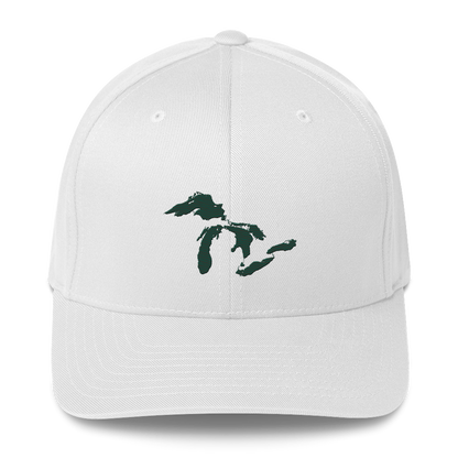 Great Lakes Fitted Baseball Cap (Laconic Green)