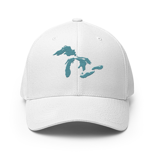 Great Lakes Fitted Baseball Cap (Huron Blue)
