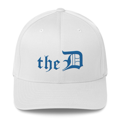 Detroit 'The D' Fitted Baseball Cap | Azure