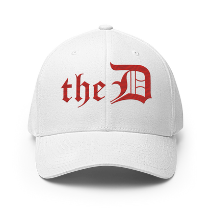 Detroit 'The D' Fitted Baseball Cap | Aliform Red