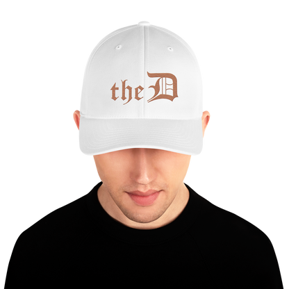 Detroit 'The D' Fitted Baseball Cap | Copper