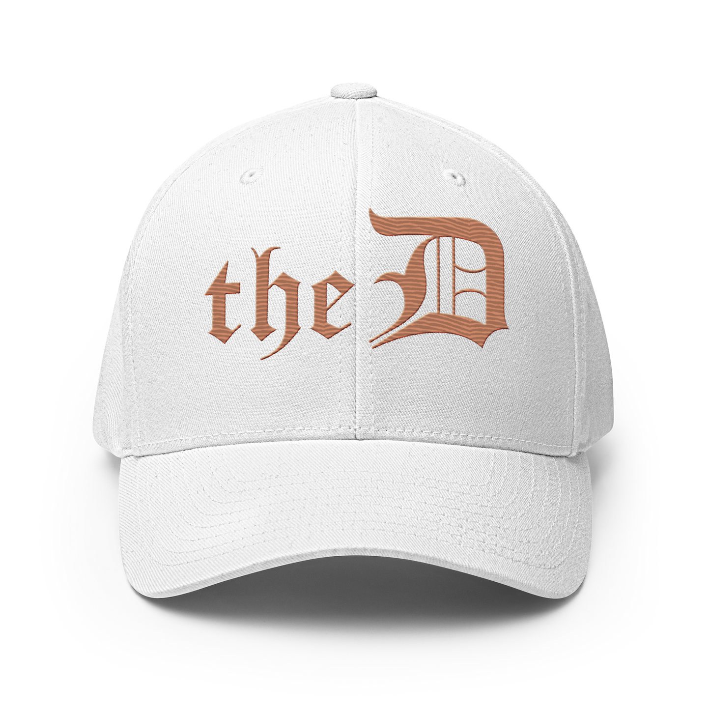 Detroit 'The D' Fitted Baseball Cap | Copper