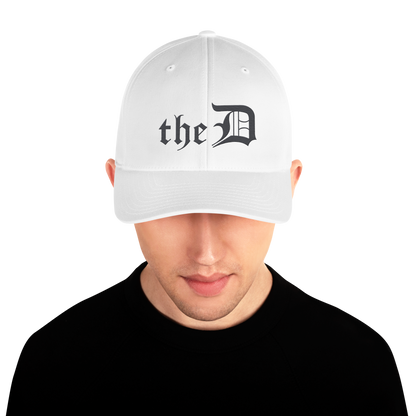 Detroit 'The D' Fitted Baseball Cap | Iron Ore Grey