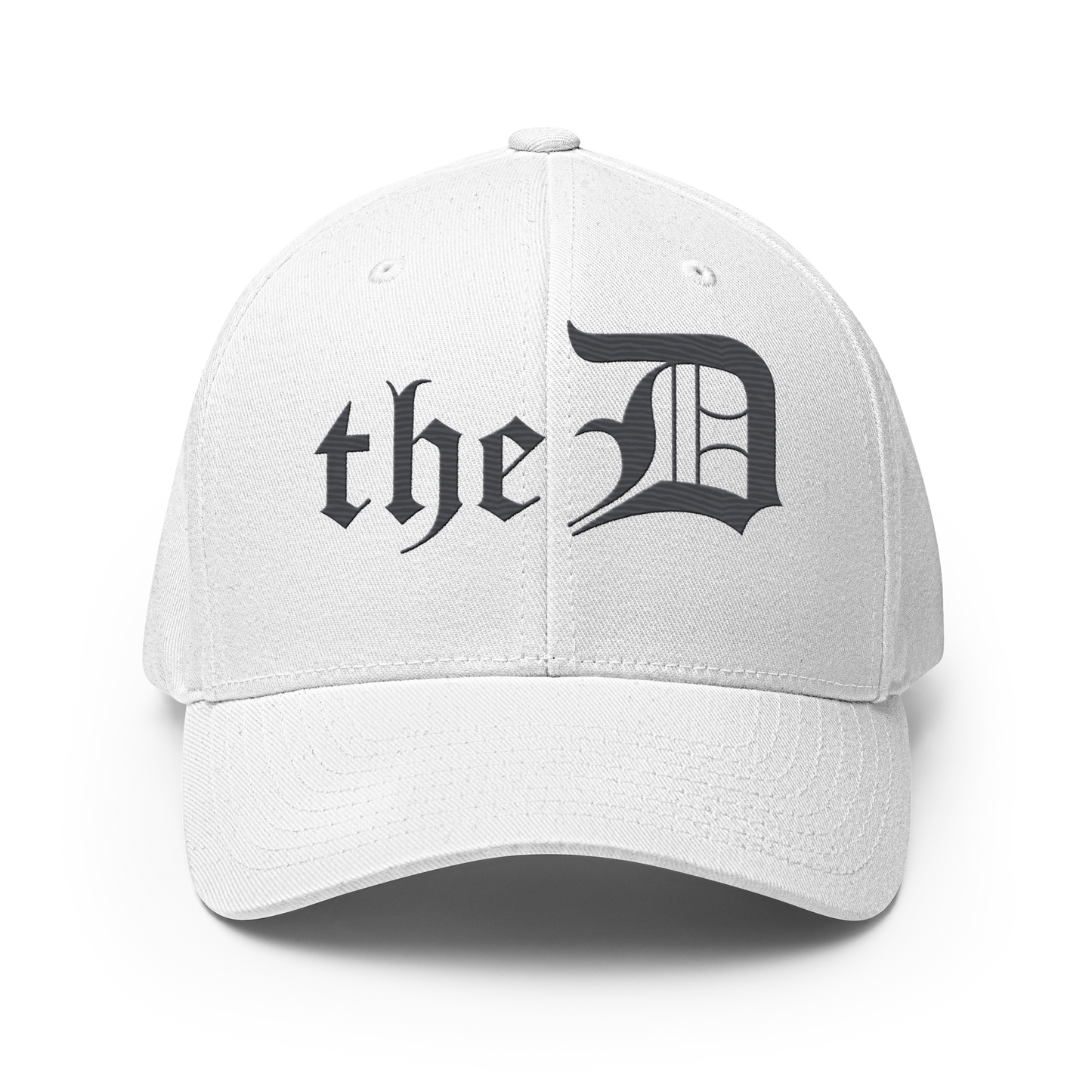 Detroit 'The D' Fitted Baseball Cap | Iron Ore Grey