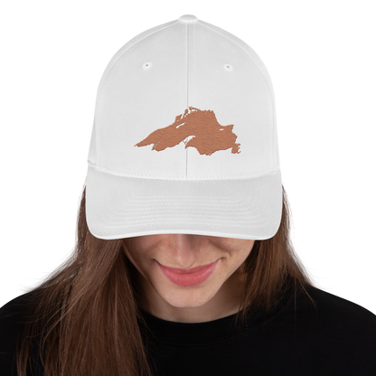 Lake Superior Fitted Baseball Cap | Copper