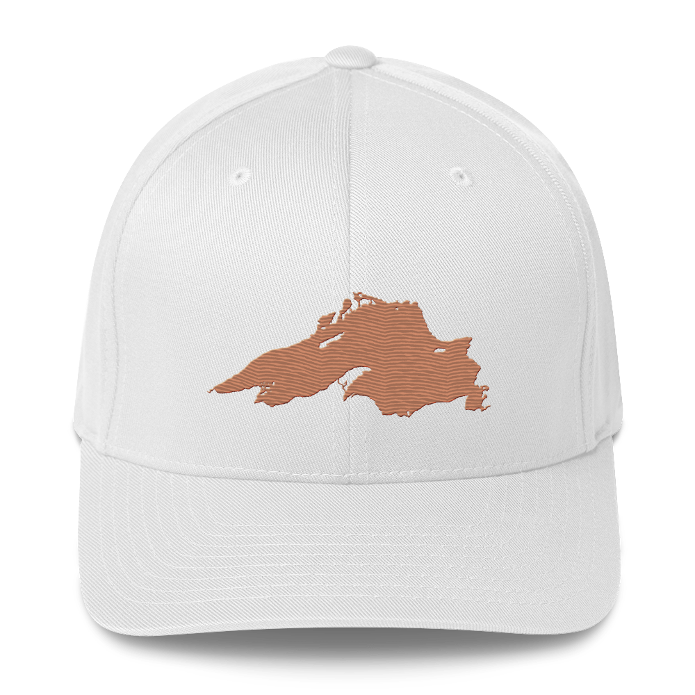 Lake Superior Fitted Baseball Cap | Copper