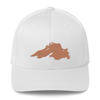 Lake Superior Fitted Baseball Cap | Copper