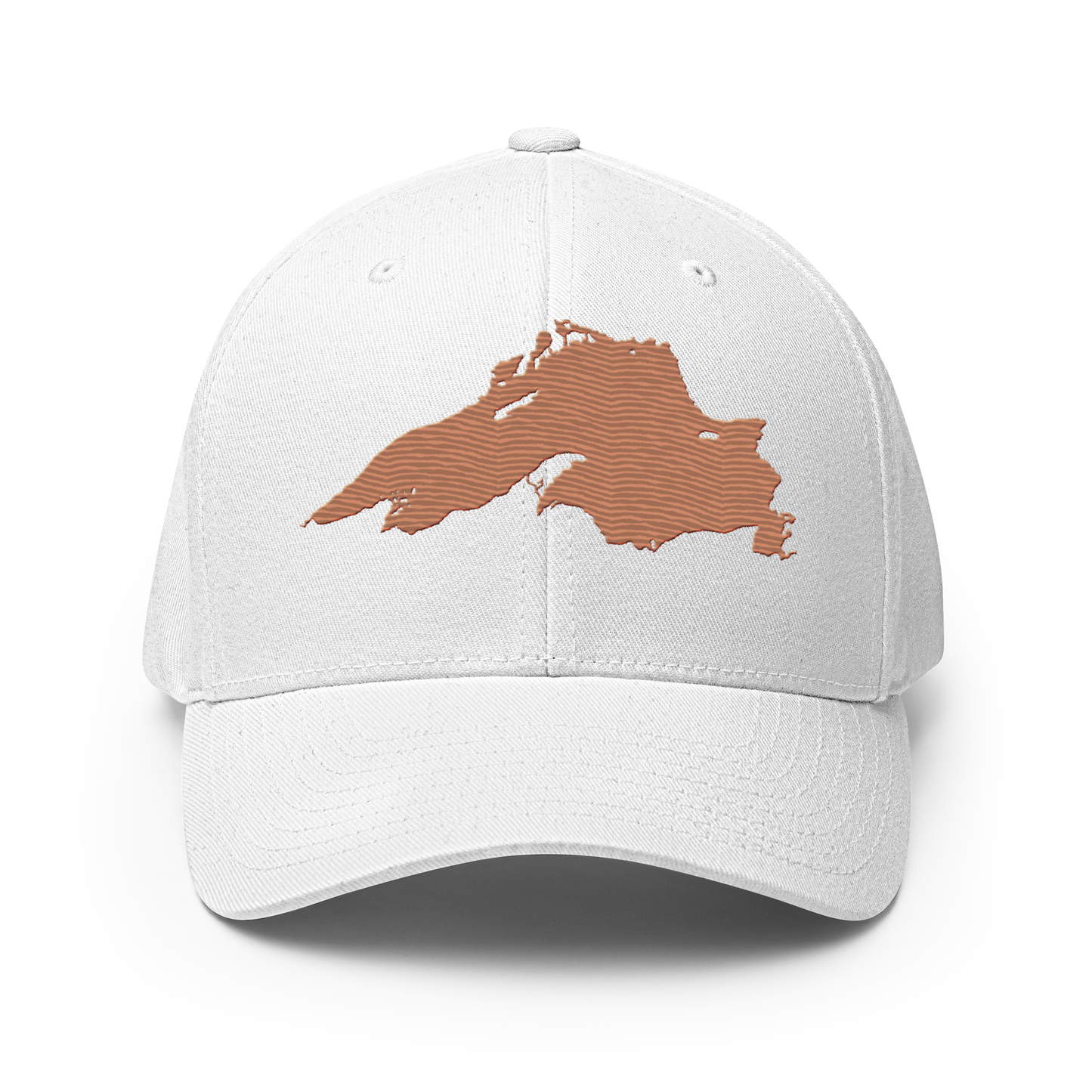 Lake Superior Fitted Baseball Cap | Copper