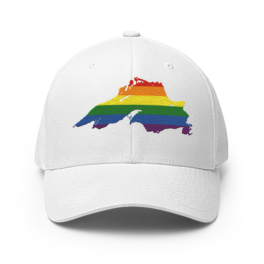 Lake Superior Fitted Baseball Cap | Rainbow Pride Edition