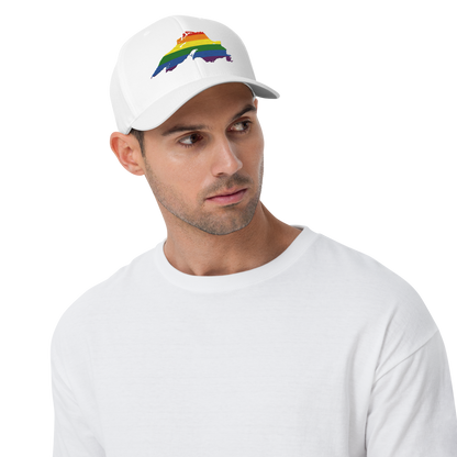 Lake Superior Fitted Baseball Cap | Rainbow Pride Edition