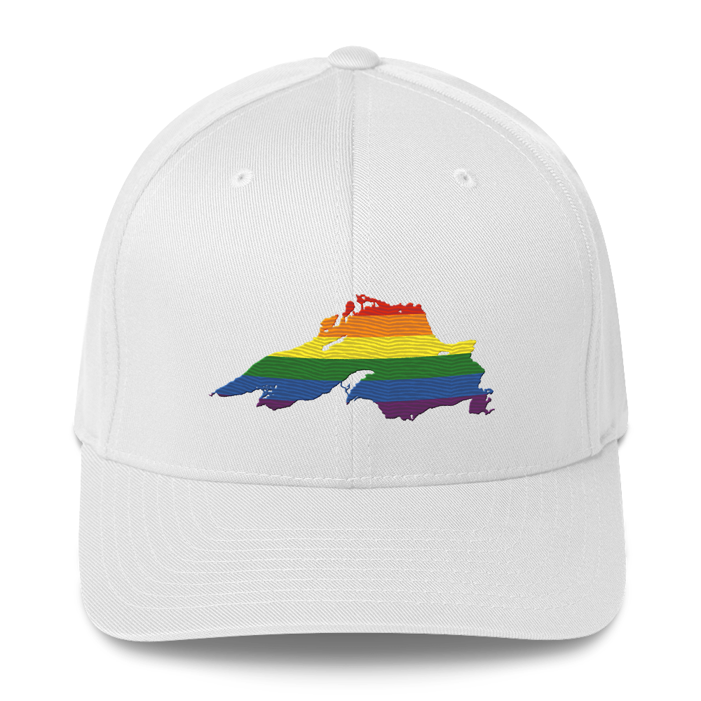 Lake Superior Fitted Baseball Cap | Rainbow Pride Edition