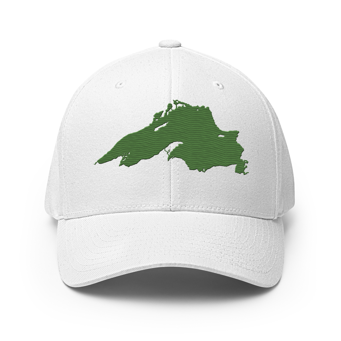 Lake Superior Fitted Baseball Cap | Pine Green