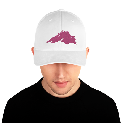 Lake Superior Fitted Baseball Cap | Apple Blossom Pink