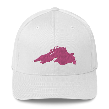 Lake Superior Fitted Baseball Cap | Apple Blossom Pink