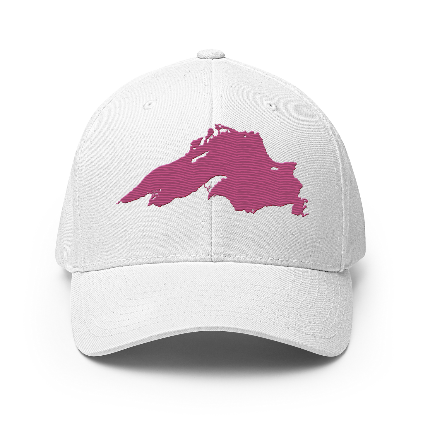 Lake Superior Fitted Baseball Cap | Apple Blossom Pink