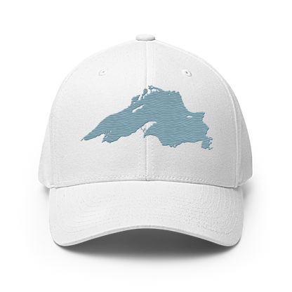 Lake Superior Fitted Baseball Cap | Opal Blue