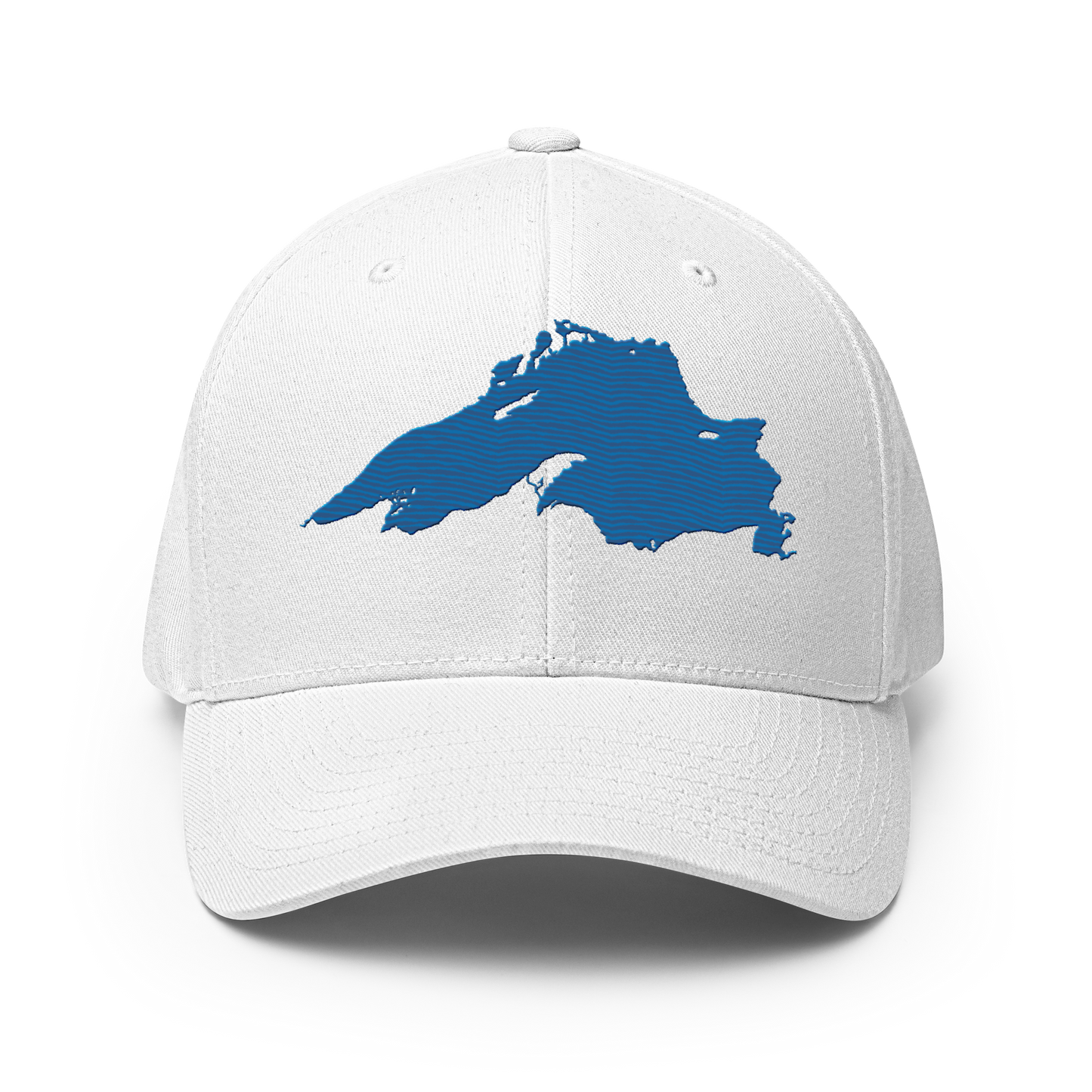 Lake Superior Fitted Baseball Cap | Azure