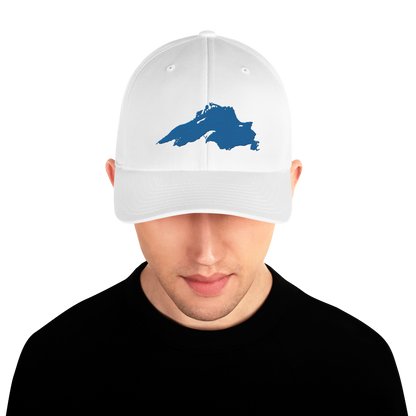 Lake Superior Fitted Baseball Cap | Azure