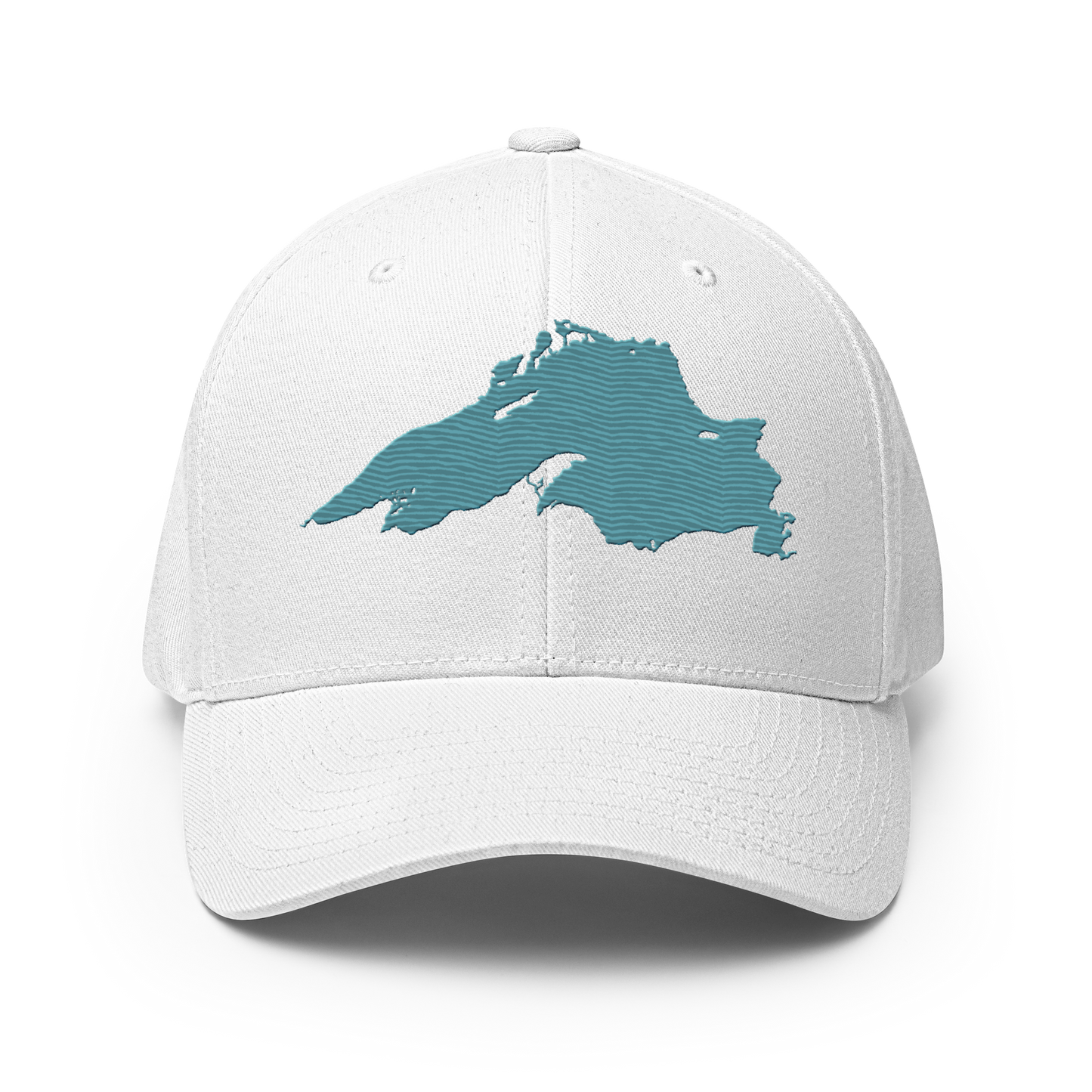 Lake Superior Fitted Baseball Cap | Huron Blue