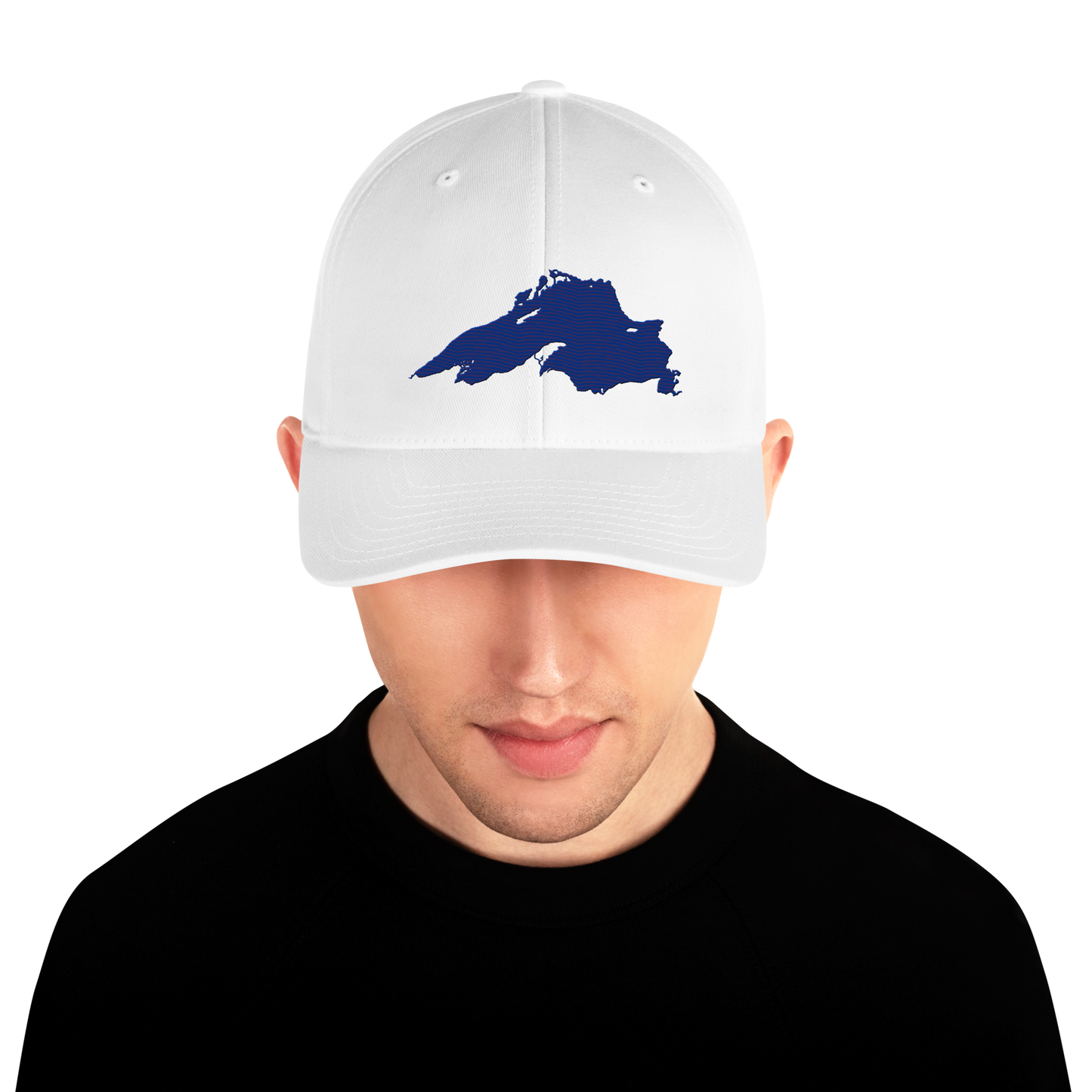 Lake Superior Fitted Baseball Cap | Bourbon Blue