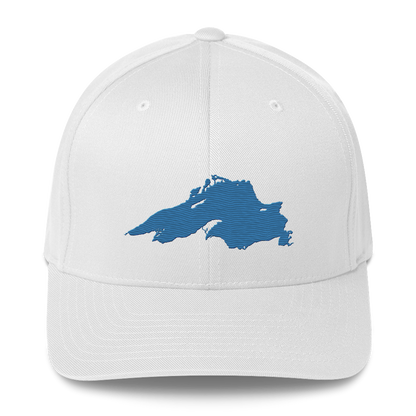 Lake Superior Fitted Baseball Cap | Superior Blue