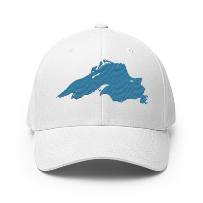 Lake Superior Fitted Baseball Cap | Traverse Blue