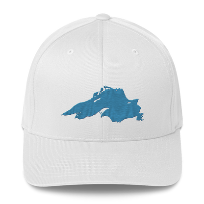 Lake Superior Fitted Baseball Cap | Traverse Blue