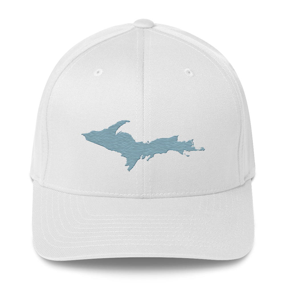 Upper Peninsula Fitted Baseball Cap | Opal Blue