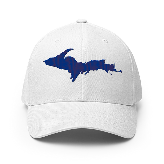 Upper Peninsula Fitted Baseball Cap | Bourbon Blue