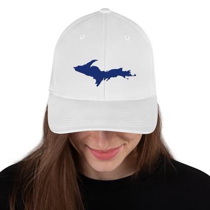 Upper Peninsula Fitted Baseball Cap | Bourbon Blue