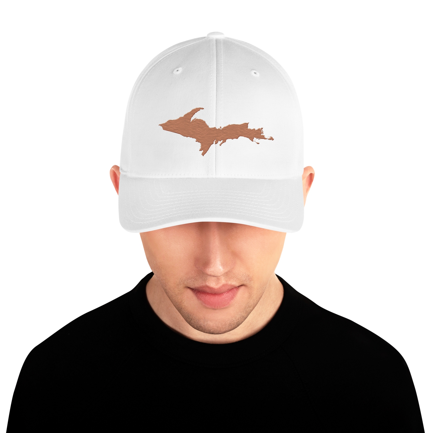 Upper Peninsula Fitted Baseball Cap | Copper