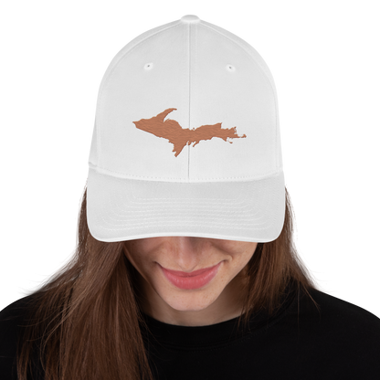 Upper Peninsula Fitted Baseball Cap | Copper