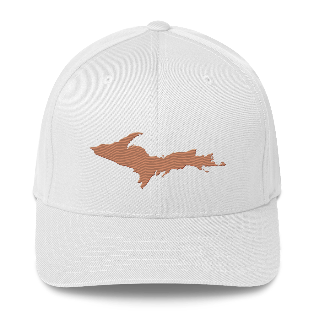 Upper Peninsula Fitted Baseball Cap | Copper