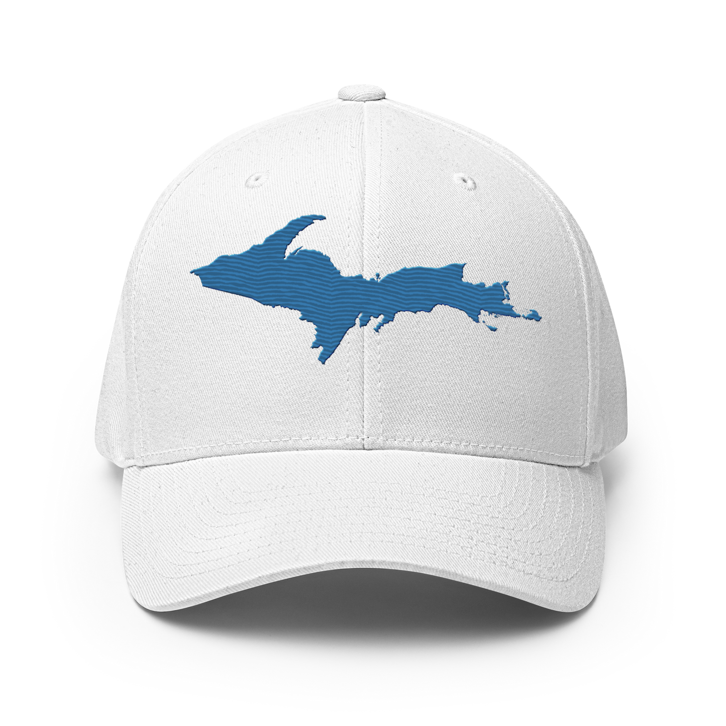 Upper Peninsula Fitted Baseball Cap | Superior Blue