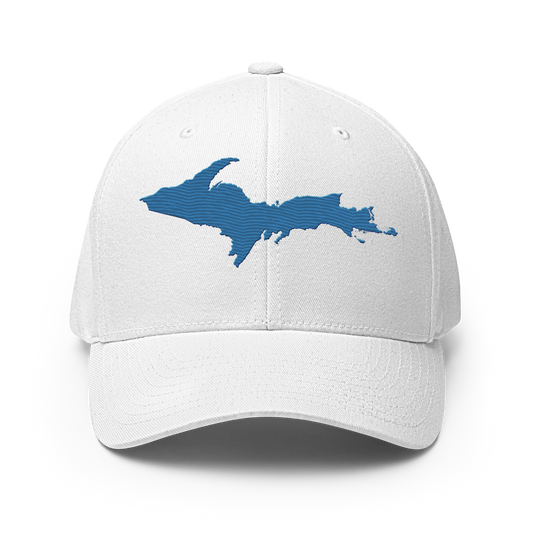 Upper Peninsula Fitted Baseball Cap | Superior Blue