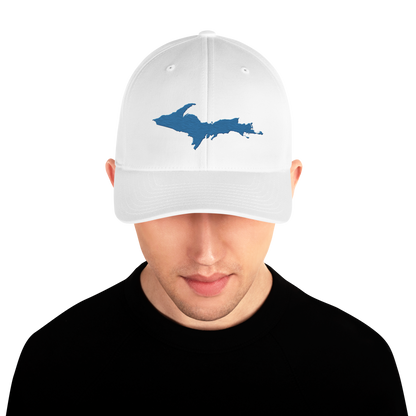 Upper Peninsula Fitted Baseball Cap | Superior Blue