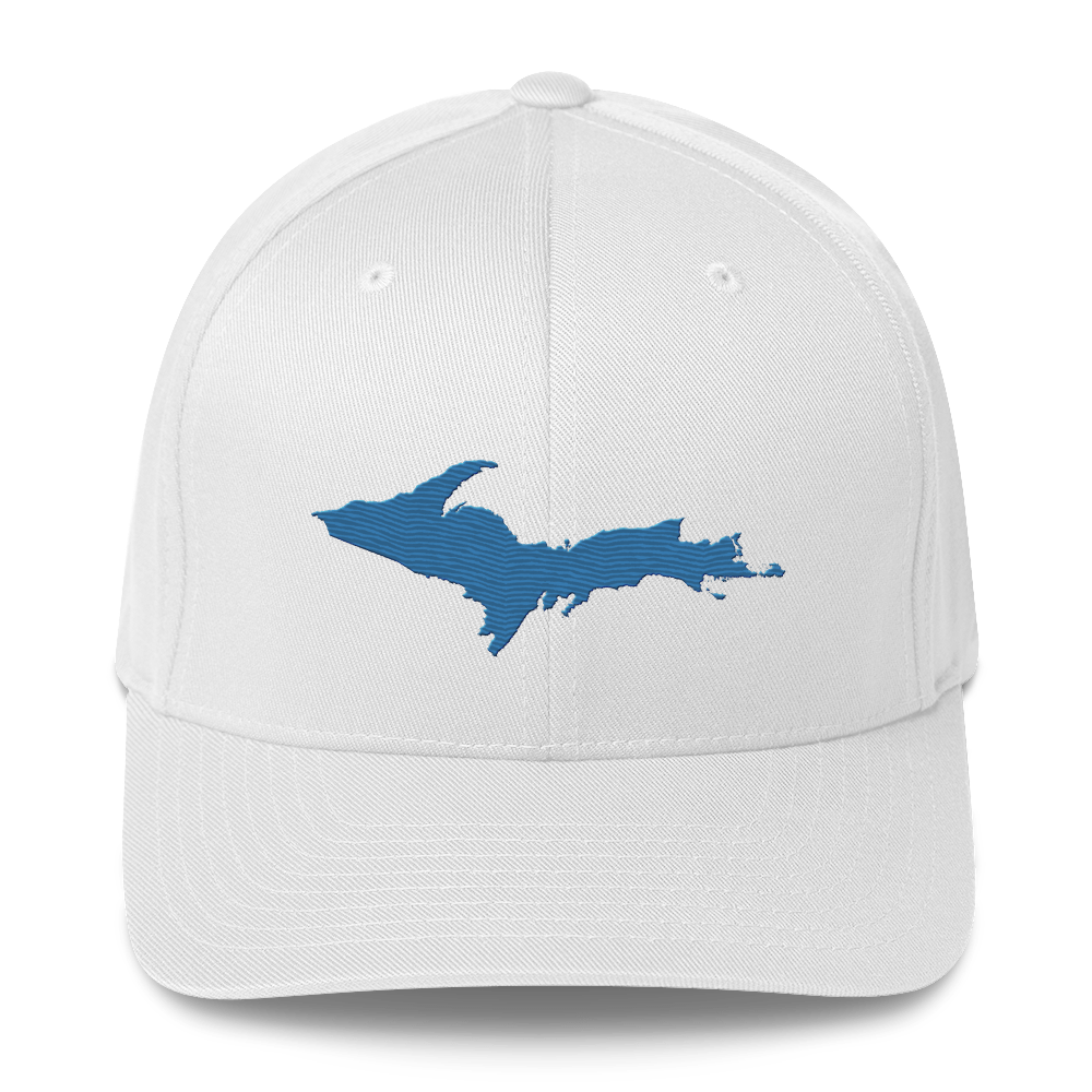 Upper Peninsula Fitted Baseball Cap | Superior Blue