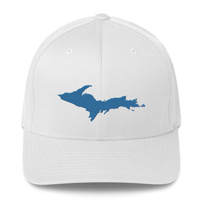 Upper Peninsula Fitted Baseball Cap | Superior Blue