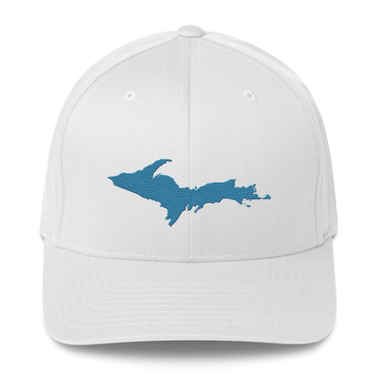 Upper Peninsula Fitted Baseball Cap | Traverse Blue