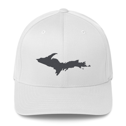 Upper Peninsula Fitted Baseball Cap | Iron Ore Grey