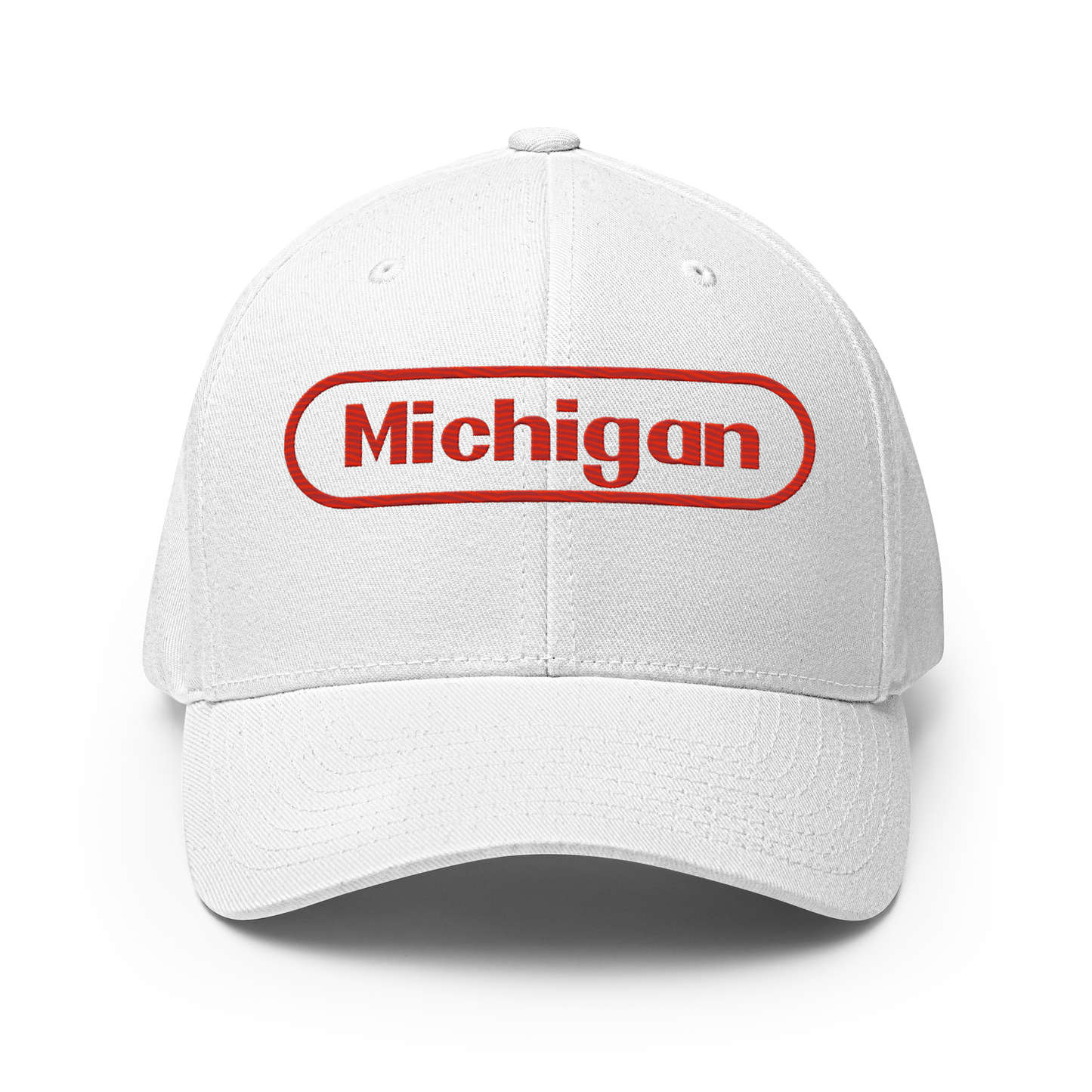 'Michigan' Fitted Baseball Cap | Video Game Parody