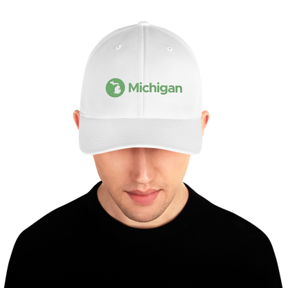 'Michigan' Fitted Baseball Cap | Music Streaming Parody