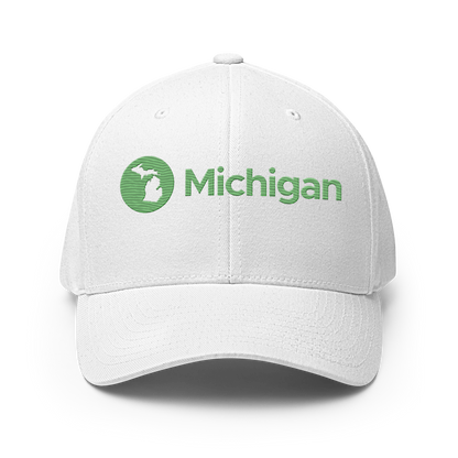 'Michigan' Fitted Baseball Cap | Music Streaming Parody