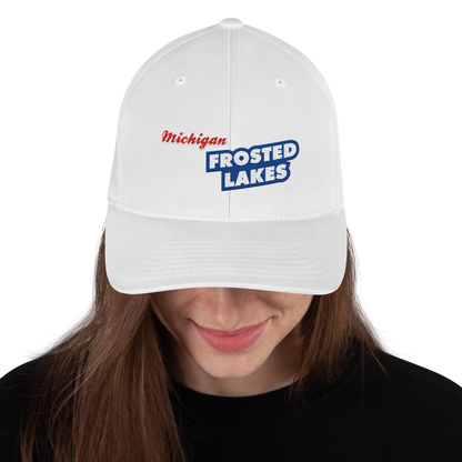 'Michigan Frosted Lakes' Fitted Baseball Cap | Cereal Parody